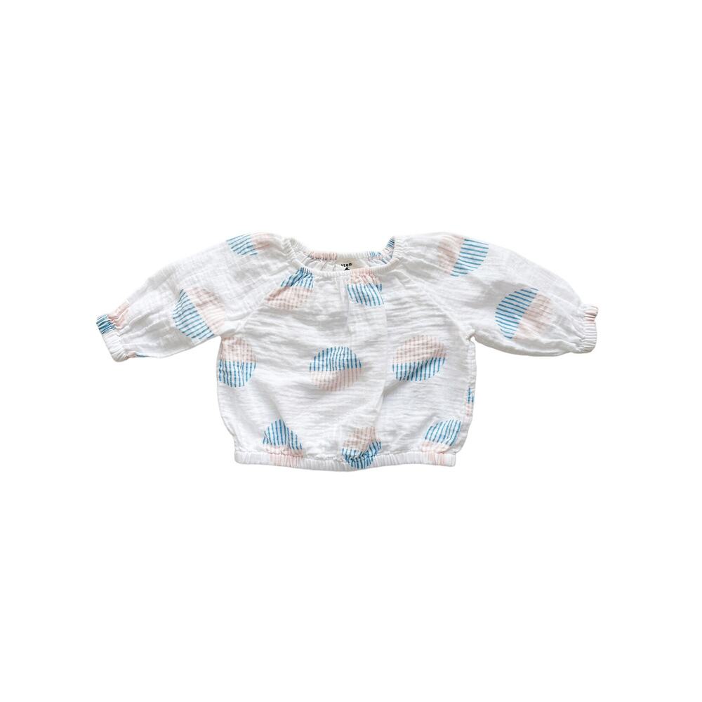 Stem Muslin Boho Top Size 6m